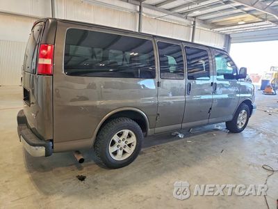 Trzecie zdjęcie samochodu z tyłu: 2014 GMC SAVANA G1500 LT VIN:1GKS8CF48E1174045 - miniatura
