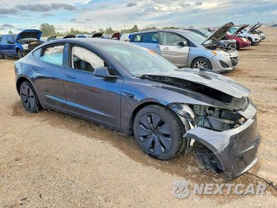 Czwarte zdjęcie samochodu z boku: 2025 TESLA MODEL 3 VIN:5YJ3E1EA3SF917007 - miniatura