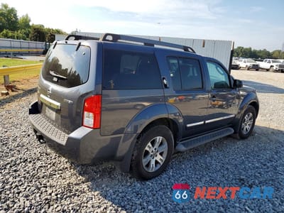 Trzecie zdjęcie samochodu z tyłu: 2012 NISSAN PATHFINDER S VIN:5N1AR1NN1CC633545 - miniatura