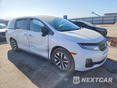 Czwarte zdjęcie samochodu z boku: 2025 HONDA ODYSSEY EXL VIN:5FNRL6H61SB062036 - miniatura