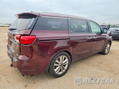 Trzecie zdjęcie samochodu z tyłu: 2015 KIA SEDONA SXL VIN:KNDME5C12F6037240 - miniatura