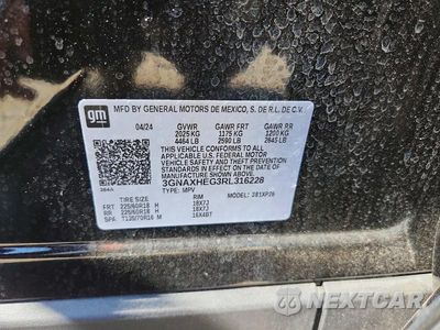 Zdjęcie 14 z 14 samochodu: 2024 CHEVROLET EQUINOX LS VIN:3GNAXHEG3RL316228 - miniatura