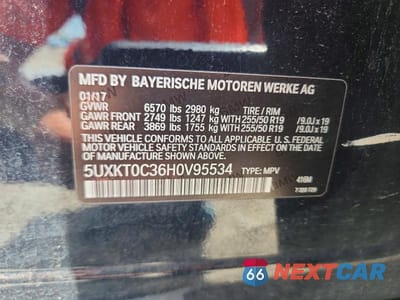 Zdjęcie 13 z 13 samochodu: 2017 BMW X5 XDR40E VIN:5UXKT0C36H0V95534 - miniatura
