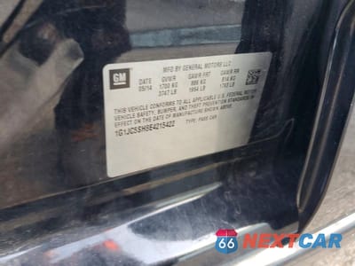 Zdjęcie 12 z 12 samochodu: 2014 CHEVROLET SONIC LT VIN:1G1JC5SH8E4215422 - miniatura