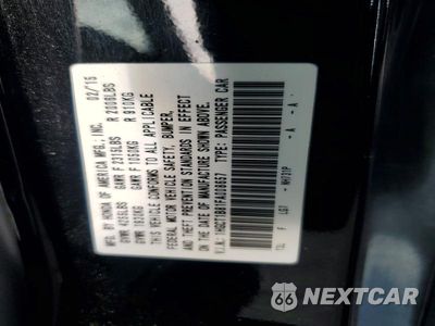 Zdjęcie 12 z 12 samochodu: 2015 HONDA ACCORD EXL VIN:1HGCT1B81FA008657 - miniatura
