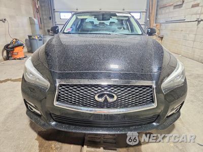Piąte zdjęcie samochodu w środku: 2014 INFINITI Q50 BASE VIN:JN1BV7AR6EM687911 - miniatura