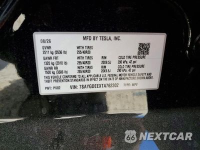 Zdjęcie 13 z 13 samochodu: 2026 TESLA MODEL Y VIN:7SAYGDEEXTA762302 - miniatura