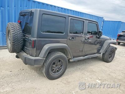 Trzecie zdjęcie samochodu z tyłu: 2017 JEEP WRANGLER UNLIMITED SPORT VIN:1C4BJWDG0HL513873 - miniatura