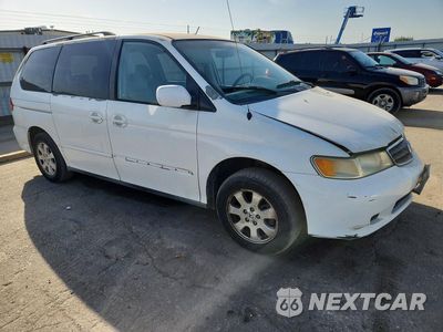 Czwarte zdjęcie samochodu z boku: 2002 HONDA ODYSSEY EXL VIN:5FNRL18072B046163 - miniatura