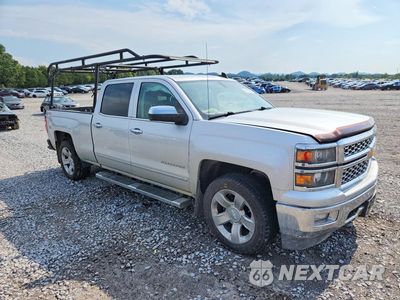 Czwarte zdjęcie samochodu z boku: 2015 CHEVROLET SILVERADO K1500 LTZ VIN:3GCUKSEJ6FG381432 - miniatura