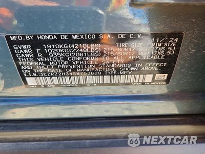 Zdjęcie 13 z 13 samochodu: 2025 HONDA HR-V LX VIN:3CZRZ2H34SM753628 - miniatura
