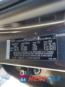 Zdjęcie 13 z 13 samochodu: 2022 HYUNDAI TUCSON LIMITED VIN:5NMJECAE0NH160159 - miniatura