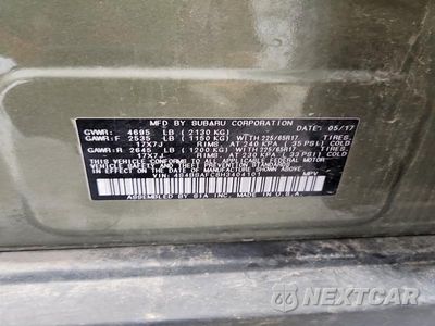 Zdjęcie 13 z 13 samochodu: 2017 SUBARU OUTBACK 2.5I PREMIUM VIN:4S4BSAFC8H3404101 - miniatura