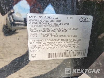 Zdjęcie 13 z 13 samochodu: 2023 AUDI Q5 PREMIUM PLUS 45 VIN:WA1EAAFY9P2094507 - miniatura