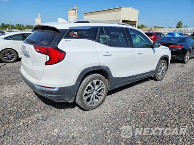 Trzecie zdjęcie samochodu z tyłu: 2021 GMC TERRAIN SLT VIN:3GKALPEV7ML363322 - miniatura