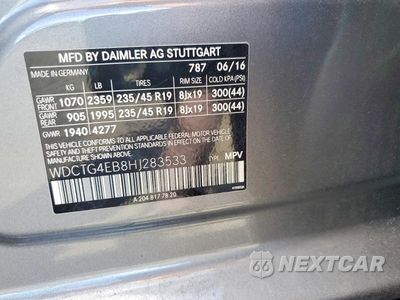 Zdjęcie 13 z 13 samochodu: 2017 MERCEDES-BENZ GLA 250 VIN:WDCTG4EB8HJ283533 - miniatura