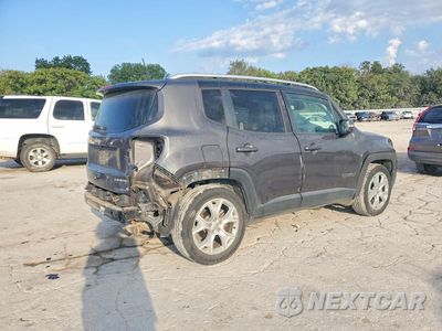 Trzecie zdjęcie samochodu z tyłu: 2018 JEEP RENEGADE LIMITED VIN:ZACCJADBXJPG68587 - miniatura