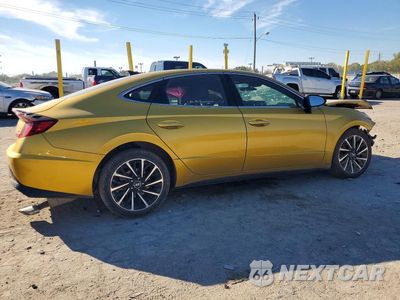 Trzecie zdjęcie samochodu z tyłu: 2020 HYUNDAI SONATA SEL PLUS VIN:5NPEJ4J22LH017643 - miniatura