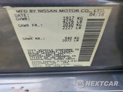 Zdjęcie 12 z 12 samochodu: 2018 NISSAN ALTIMA 2.5 SV VIN:1N4AL3AP6JC250146 - miniatura