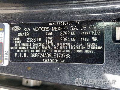 Zdjęcie 12 z 12 samochodu: 2020 KIA FORTE LXS VIN:3KPF24AD9LE173783 - miniatura