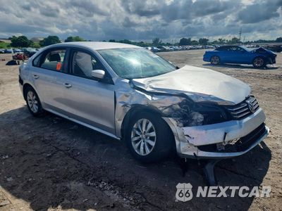 Czwarte zdjęcie samochodu z boku: 2013 VOLKSWAGEN PASSAT S VIN:1VWAP7A36DC083856 - miniatura