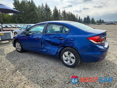 Drugie zdjęcie samochodu z przodu: 2013 HONDA CIVIC LX VIN:19XFB2F50DE290238 - miniatura