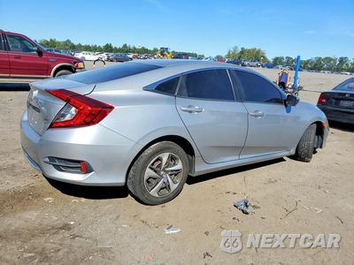 Trzecie zdjęcie samochodu z tyłu: 2019 HONDA CIVIC LX VIN:2HGFC2F61KH587771 - miniatura