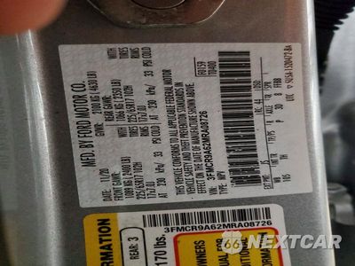 Zdjęcie 14 z 14 samochodu: 2021 FORD BRONCO SPORT VIN:3FMCR9A62MRA08726 - miniatura
