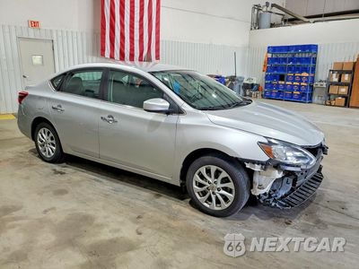 Czwarte zdjęcie samochodu z boku: 2019 NISSAN SENTRA SV VIN:3N1AB7AP8KY359997 - miniatura