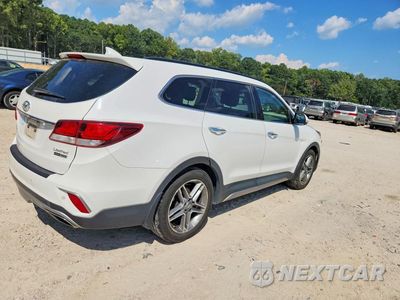 Trzecie zdjęcie samochodu z tyłu: 2018 HYUNDAI SANTA FE LIMITED ULTIMATE VIN:KM8SRDHF0JU288350 - miniatura