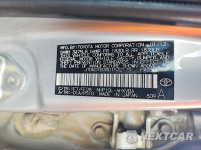 Zdjęcie 13 z 13 samochodu: 2013 TOYOTA PRIUS C TWO VIN:JTDKDTB38D1532179 - miniatura