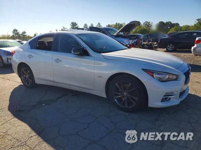 Czwarte zdjęcie samochodu z boku: 2017 INFINITI Q50 3.0T SIGNATURE EDITION VIN:JN1EV7AR3HM838091 - miniatura
