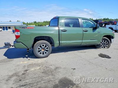 Trzecie zdjęcie samochodu z tyłu: 2021 TOYOTA TUNDRA SR5 VIN:5TFDY5F15MX037484 - miniatura