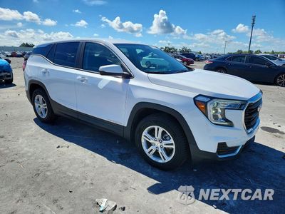 Czwarte zdjęcie samochodu z boku: 2022 GMC TERRAIN SLE VIN:3GKALMEV9NL177572 - miniatura