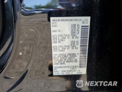 Zdjęcie 13 z 13 samochodu: 2015 NISSAN ARMADA SV VIN:5N1AA0NC1FN615684 - miniatura