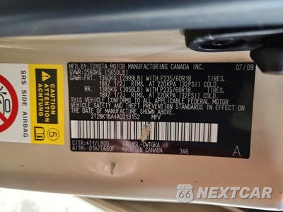 Zdjęcie 13 z 13 samochodu: 2010 LEXUS RX 350 VIN:2T2BK1BA4AC019152 - miniatura