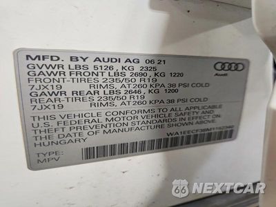 Zdjęcie 12 z 12 samochodu: 2021 AUDI Q3 PREMIUM PLUS S LINE 45 VIN:WA1EECF38M1152340 - miniatura