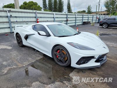 Czwarte zdjęcie samochodu z boku: 2024 CHEVROLET CORVETTE STINGRAY 2LT VIN:1G1YB2D45R5128166 - miniatura