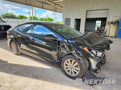 Czwarte zdjęcie samochodu z boku: 2014 HYUNDAI ELANTRA SE VIN:KMHDH4AE1EU062384 - miniatura