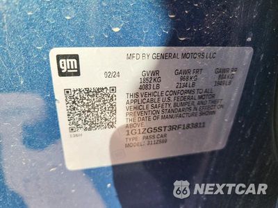 Zdjęcie 12 z 12 samochodu: 2024 CHEVROLET MALIBU RS VIN:1G1ZG5ST3RF183811 - miniatura