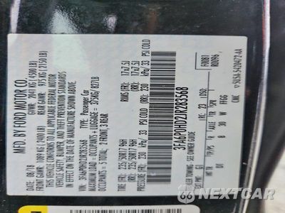 Zdjęcie 12 z 12 samochodu: 2018 FORD FUSION SE VIN:3FA6P0HD2JR283568 - miniatura