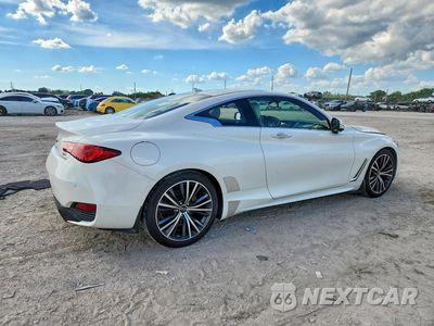 Trzecie zdjęcie samochodu z tyłu: 2021 INFINITI Q60 LUXE VIN:JN1EV7KK5MM410454 - miniatura