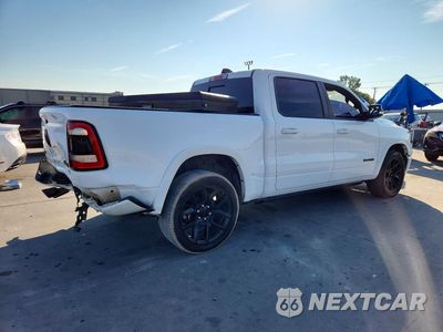 Trzecie zdjęcie samochodu z tyłu: 2021 RAM 1500 LARAMIE VIN:1C6SRFJT2MN732026 - miniatura