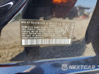 Zdjęcie 12 z 12 samochodu: 2021 VOLKSWAGEN JETTA SEL PREMIUM VIN:3VWG57BU4MM050621 - miniatura