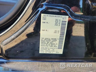 Zdjęcie 12 z 12 samochodu: 2020 NISSAN ALTIMA S VIN:1N4BL4BV7LC142175 - miniatura
