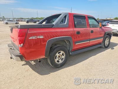Trzecie zdjęcie samochodu z tyłu: 2004 CHEVROLET AVALANCHE K1500 VIN:3GNEK12T34G166003 - miniatura