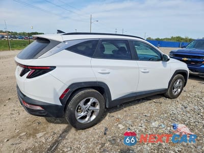 Trzecie zdjęcie samochodu z tyłu: 2023 HYUNDAI TUCSON SEL VIN:5NMJB3AE7PH246516 - miniatura