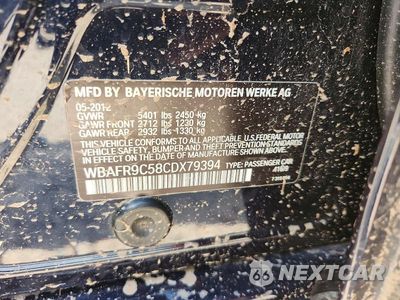 Zdjęcie 12 z 12 samochodu: 2012 BMW 550 I VIN:WBAFR9C58CDX79394 - miniatura