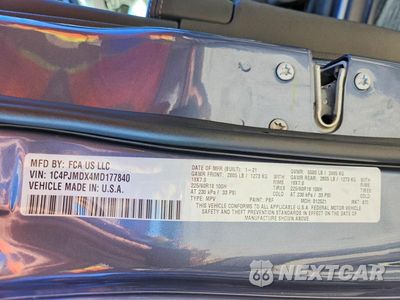 Zdjęcie 14 z 14 samochodu: 2021 JEEP CHEROKEE LIMITED VIN:1C4PJMDX4MD177840 - miniatura