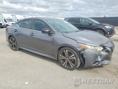 Czwarte zdjęcie samochodu z boku: 2021 NISSAN SENTRA SR VIN:3N1AB8DV9MY280731 - miniatura